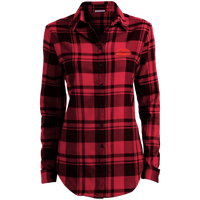 kisses2 LW668 Port Authority Ladies' Plaid Flannel Tunic