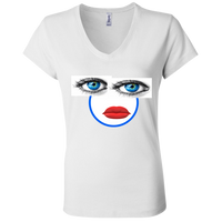 EYES+LIPS B6005 Bella + Canvas Ladies' Jersey V-Neck T-Shirt