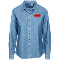 LSP10 Port Authority Women's LS Denim Shirt