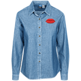 LSP10 Port Authority Women's LS Denim Shirt