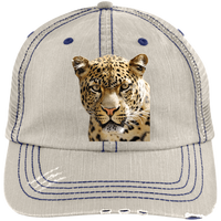 tyger1 6990 Distressed Unstructured Trucker Cap