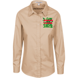 EMBROIDERY2 L608 Port Authority Ladies' LS Blouse