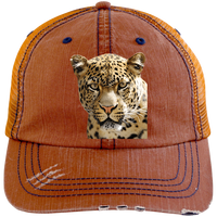 tyger1 6990 Distressed Unstructured Trucker Cap