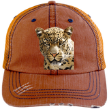 tyger1 6990 Distressed Unstructured Trucker Cap