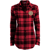 circles of the browns LW668 Port Authority Ladies' Plaid Flannel Tunic