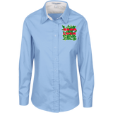 EMBROIDERY2 L608 Port Authority Ladies' LS Blouse