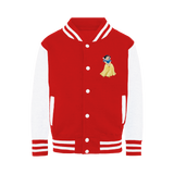 snow white Varsity Jacket