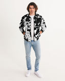 black and white bomber Men’s Bomber Jacket