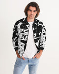 black and white bomber Men’s Bomber Jacket