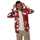 Men’s windbreaker brick