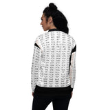 Unisex Bomber Jacket LETTERS