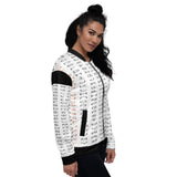 Unisex Bomber Jacket LETTERS