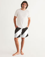 men's swiming tunk black and white Men's Swim Trunk