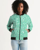 composition mint Women's Bomber Jacket