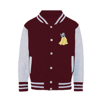 snow white Varsity Jacket