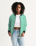 composition mint Women's Bomber Jacket