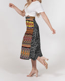 african Women's A-Line Midi Skirt