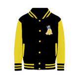 snow white Varsity Jacket