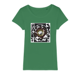 Patches in black and white Organic Jersey Womens T-Shirt