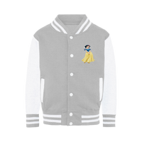 snow white Varsity Jacket