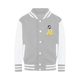 snow white Varsity Jacket