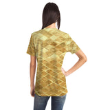 gold t shirt