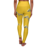 Yoga Leggings gold dog