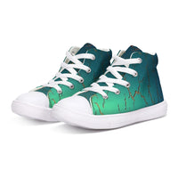 windbreaker jacket green Kids Hightop Canvas Shoe