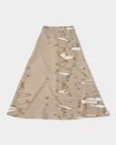 camell Women's A-Line Midi Skirt