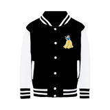 snow white Varsity Jacket