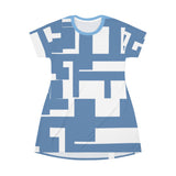 All Over Print T-Shirt Dress