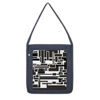 the play between black and white Classic Tote Bag