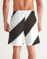 men's swiming tunk black and white Men's Swim Trunk