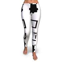 Legging  white and black