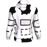 Design hoodie black and white