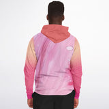 a hoodie with pinks