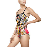 Women's One-piece Swimsuit two sides