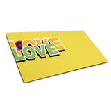 Gaming mouse pad love is love