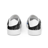 Men’s slip-on canvas shoes with white