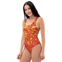 One-Piece Swimsuit orange