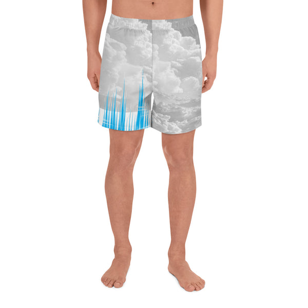 All-Over Print Men's Athletic Long Shorts