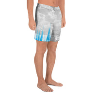 All-Over Print Men's Athletic Long Shorts