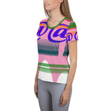 All-Over Print Women's Athletic T-shirt