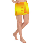 All-Over Print Women's Athletic Short Shorts