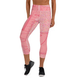 Yoga Capri Leggings pink