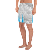 All-Over Print Men's Athletic Long Shorts