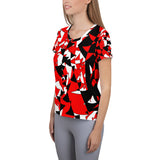 All-Over Print Women's Athletic T-shirt