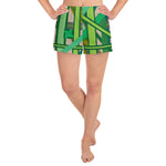 All-Over Print Women's Athletic Short Shorts