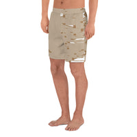 All-Over Print Men's Athletic Long Shorts