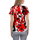 All-Over Print Women's Athletic T-shirt